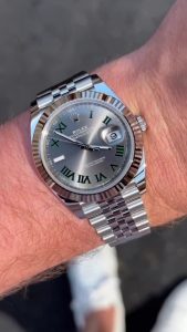 Montre Rolex Datejust Réplique 41mm 126334 cadran Wimbledon photo review