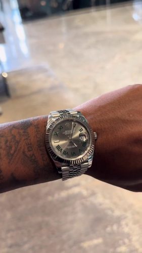 Montre Rolex Datejust Réplique 41mm 126334 cadran Wimbledon photo review
