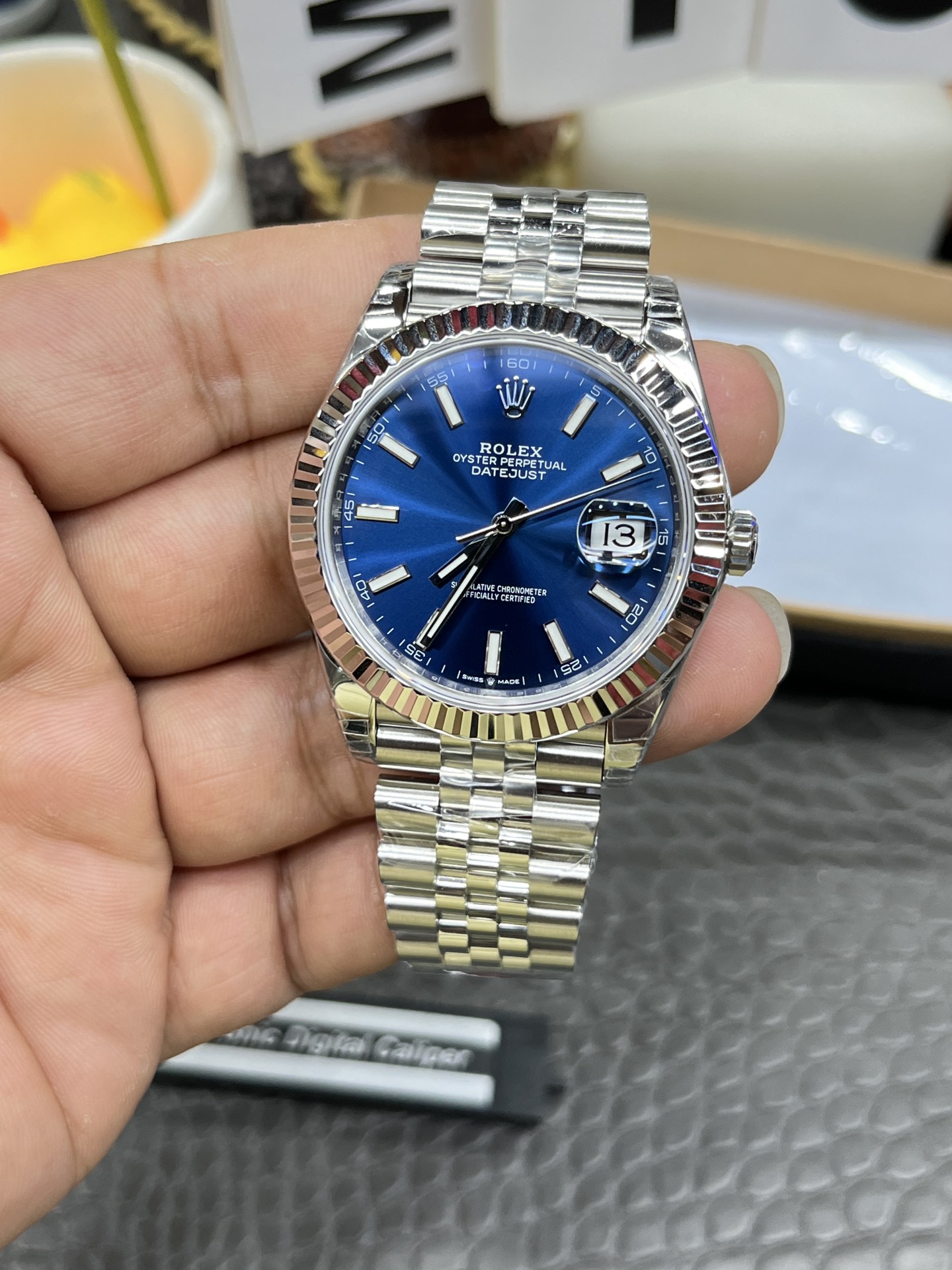 Montre Rolex Datejust 126334 Réplique de Luxe – 41mm, Cadran Bleu Élégant – Image 7