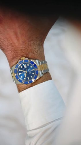 Rolex Submariner Pour Des Hommes 116613LB-97203 40mm Cadran Bleu Argenté photo review