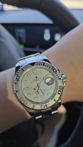 Rolex Yacht-master 16622SSO Pour des hommes 40mm Cadran Platine Regardez photo review