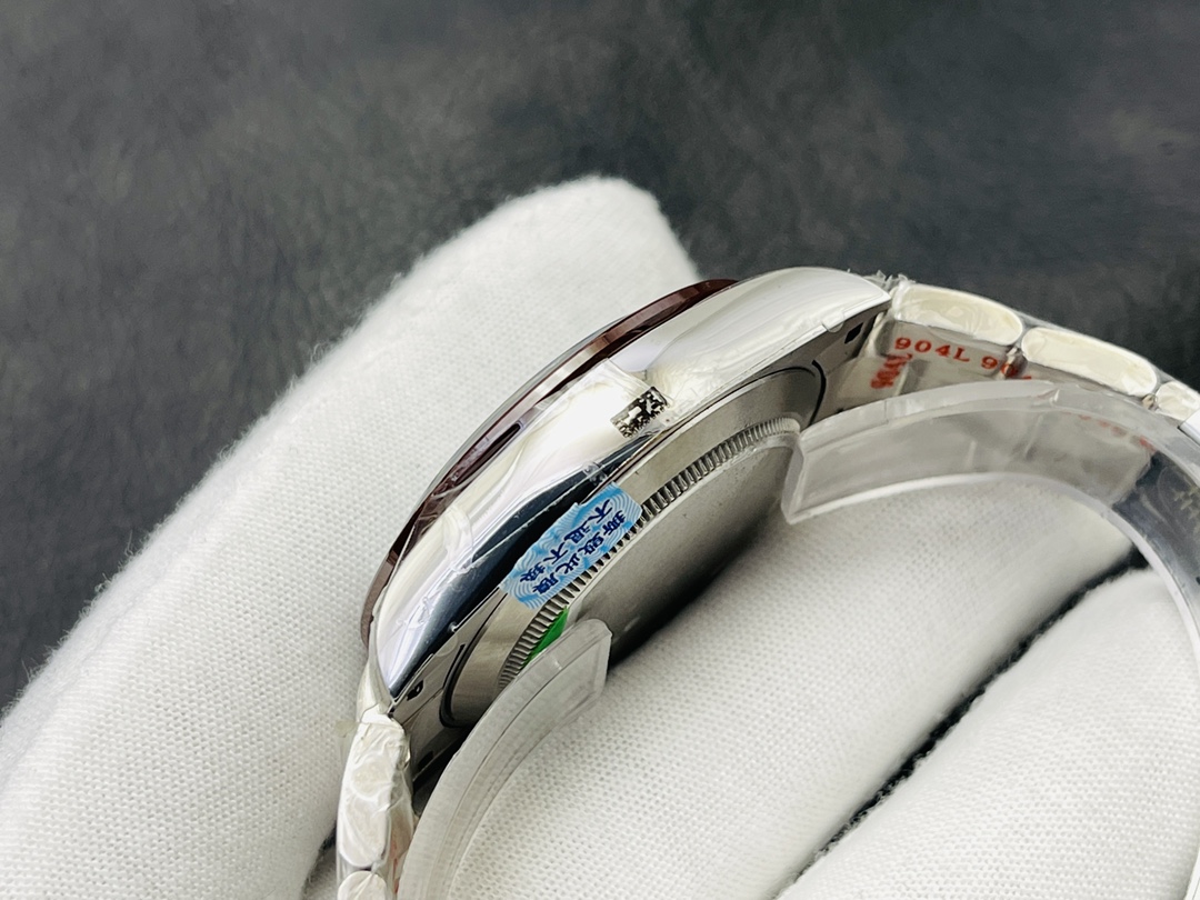 Superbe Rolex Daytona 116506 Réplique Aaa En Acier, Cadran Bleu Glacier Avec Index Diamant Et Lunette Céramique – Image 8