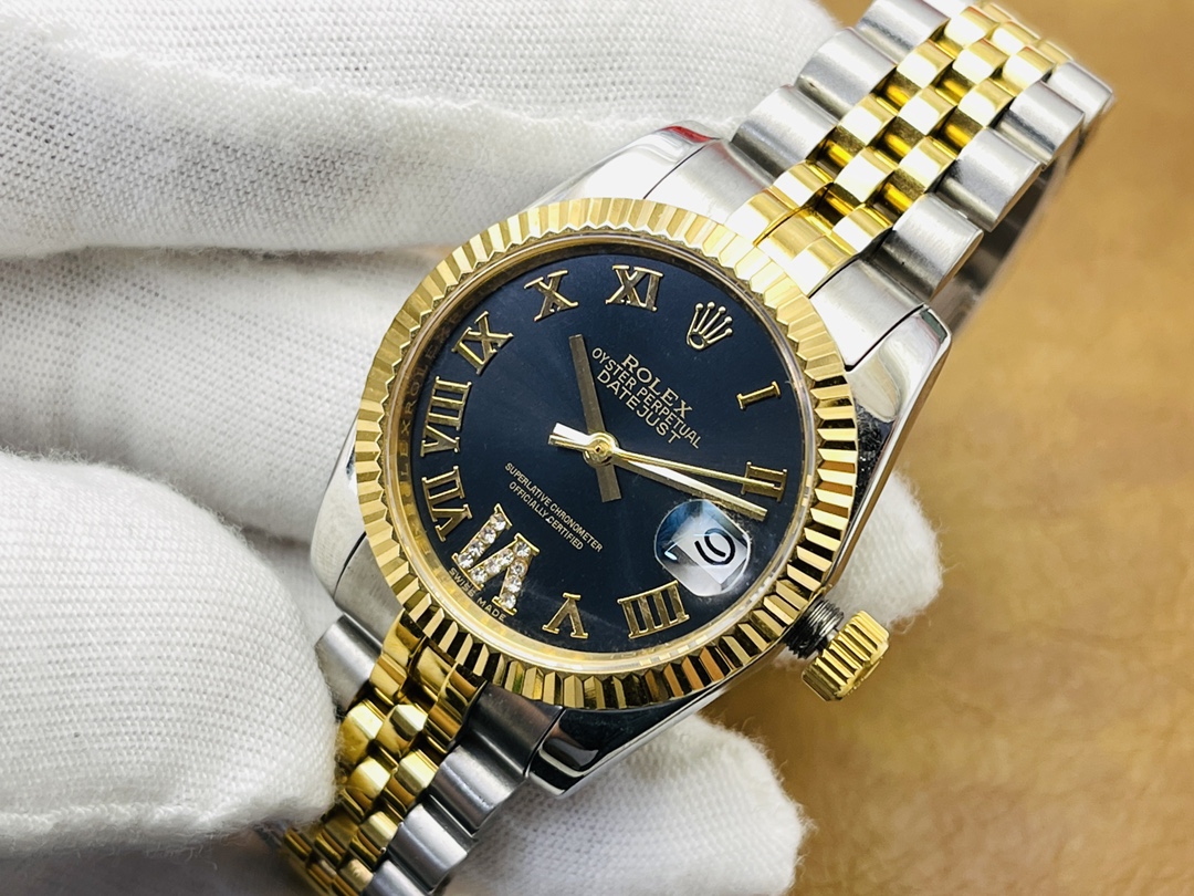 AAA Élégante Rolex Datejust 278273 Réplique 31mm Cadran Noir VI Diamants – Superbe Swiss Qualité, Look Chic Et Intemporel – Image 5