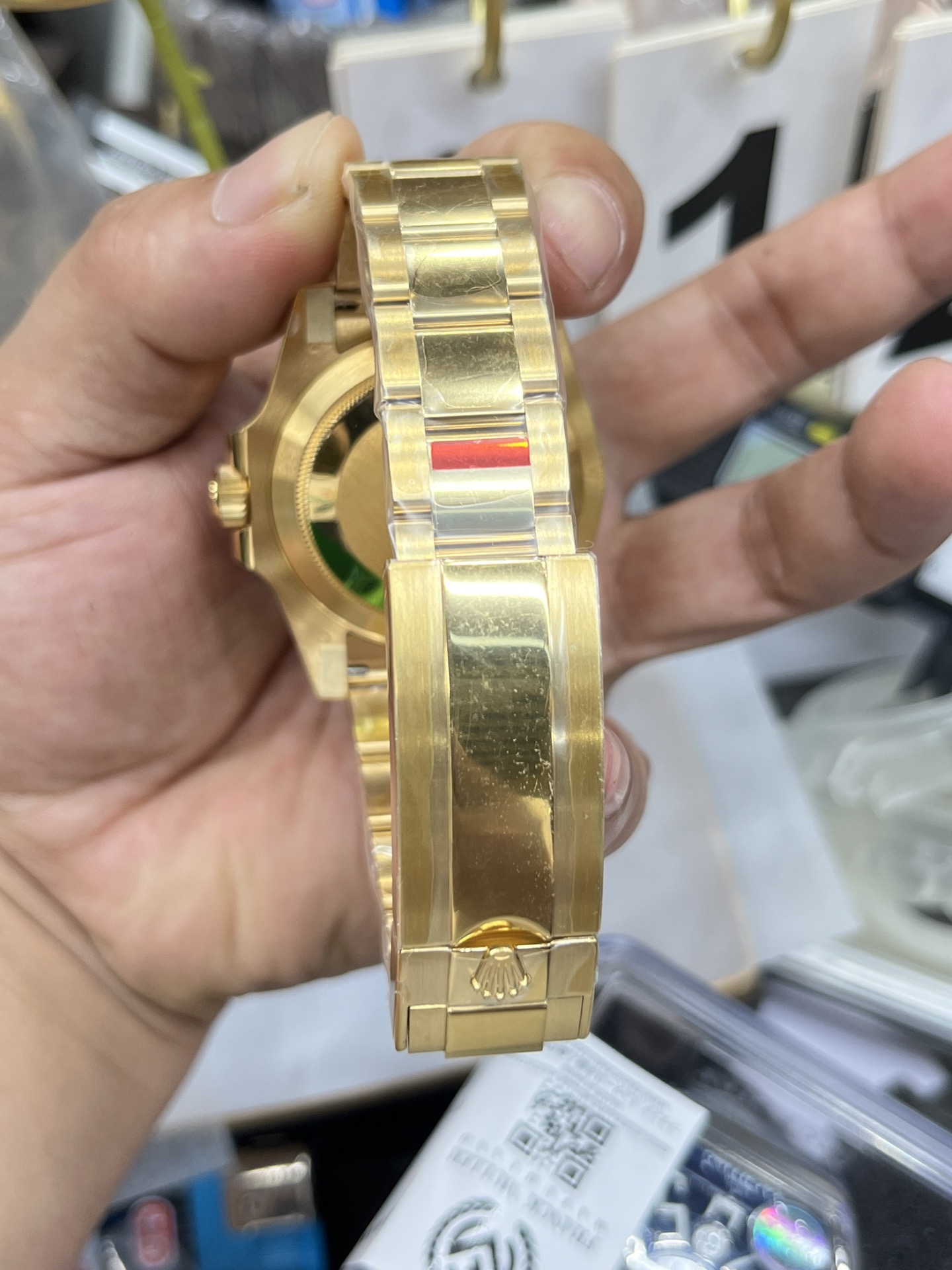 Rolex Submariner 116618LB Réplique AAAAA – Élégance Ultime Avec Cadran Bleu Et Bracelet Doré Sophistiqué – Image 10