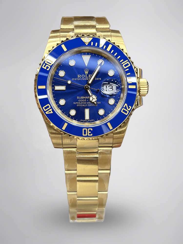 Rolex Submariner 116618LB Réplique AAAAA – Élégance Ultime Avec Cadran Bleu Et Bracelet Doré Sophistiqué