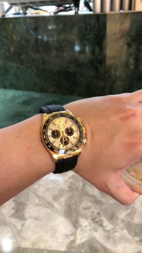 Rolex Daytona 116518 Pour des hommes 40mm Bracelet en cuir photo review