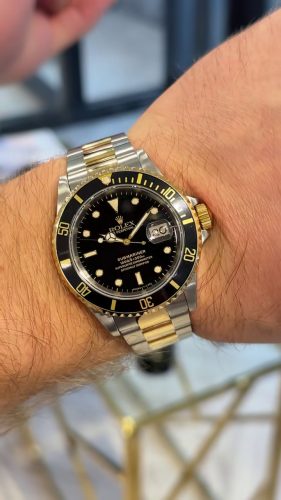 Rolex Submariner 40mm 16613 Pour des hommes Bracelet Huître Regardez photo review