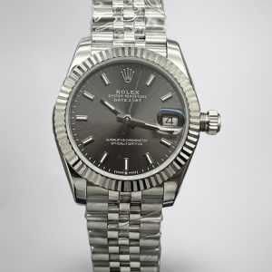 Montre Femme Rolex Datejust 278274 Réplique AAA – Cadran Gris Foncé Élégant, Look Classique et Chic Pour Tous les Jours