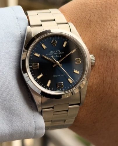 Rolex Air-king 36mm Pour des hommes m114200-0014 Automatique Regardez photo review