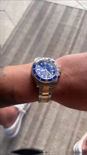 Rolex Submariner Pour Des Hommes 116613LB-97203 40mm Cadran Bleu Argenté photo review