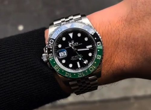 Rolex GMT-Master 40mm M126720VTNR-0001 Pour des hommes Cadran noir Bracelet Huître photo review
