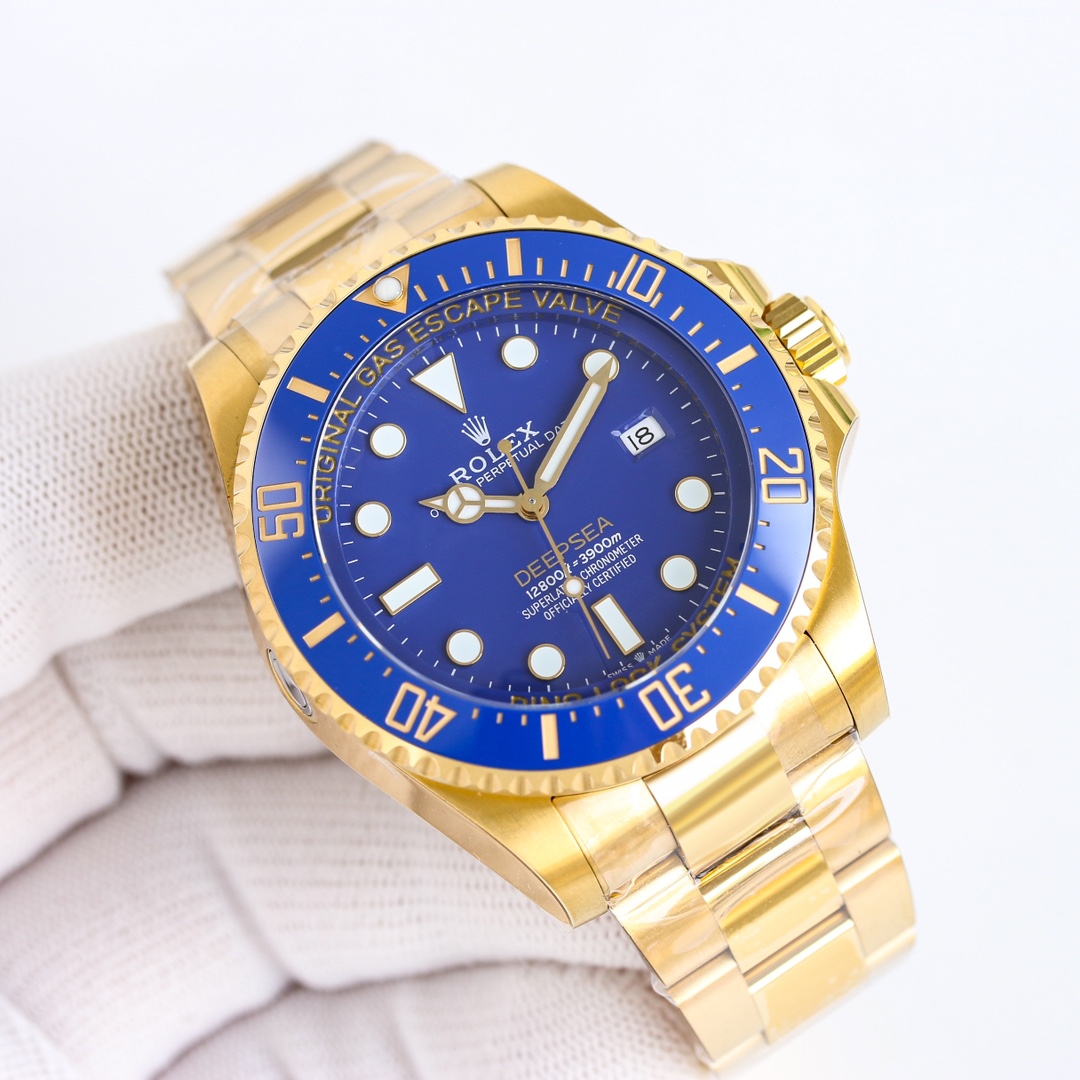 Montre Rolex Deepsea 136668LB Réplique – Cadran Bleu Luxueux & Lunette Céramique Bleue, Mouvement Swiss Précis – Image 3