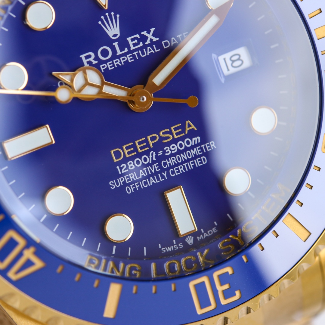 Montre Rolex Deepsea 136668LB Réplique – Cadran Bleu Luxueux & Lunette Céramique Bleue, Mouvement Swiss Précis – Image 7