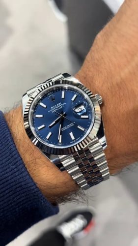 Rolex Datejust Pour des hommes 41mm m126300-0001 Argenté photo review