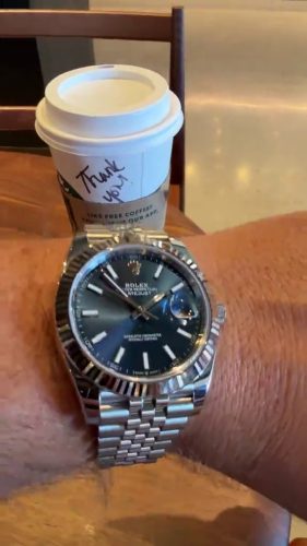 Rolex Datejust m126300-0020 41mm Pour des hommes Bracelet Jubilé Argenté photo review