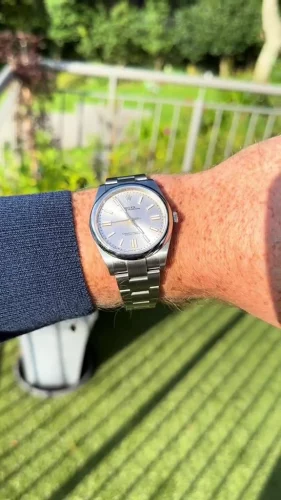 Rolex Oyster Perpetual m124300-0001 Unisexe 41mm Automatique Argenté photo review