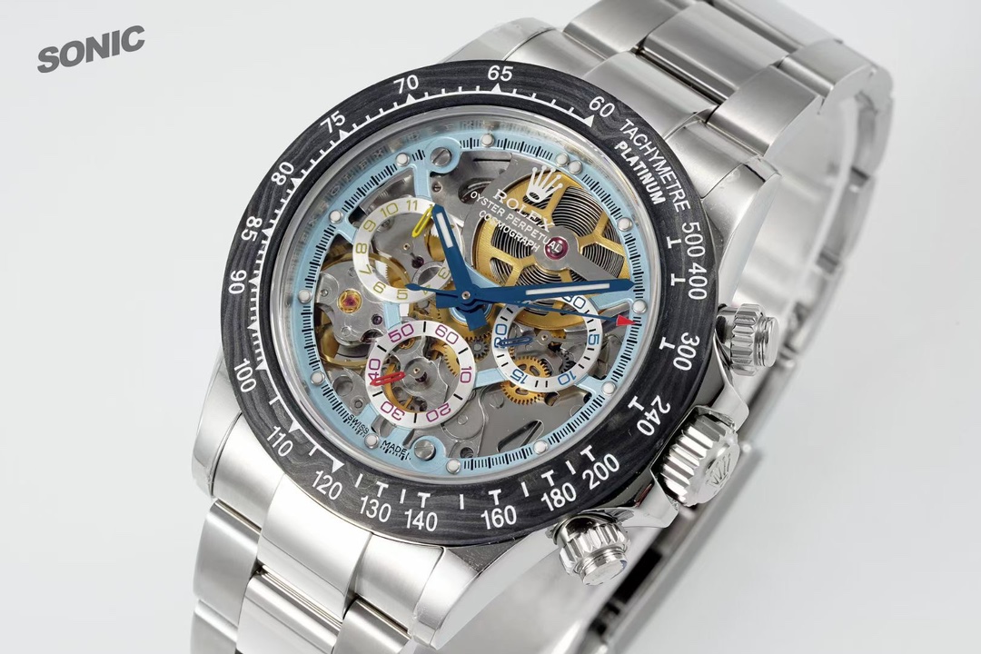 Luxury Montre Rolex Daytona 116506 Réplique Artisans de Genève Juan Pablo Montoya 40mm – Cadran Squelette – Image 5
