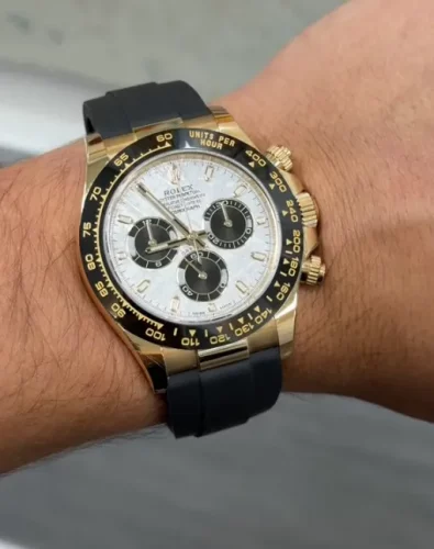 Rolex Daytona m116518ln-0076 40mm Pour des hommes Ton d'or Automatique photo review