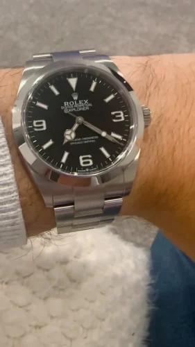 Rolex Explorer m214270-0003 40mm Pour des hommes Argenté Regardez photo review
