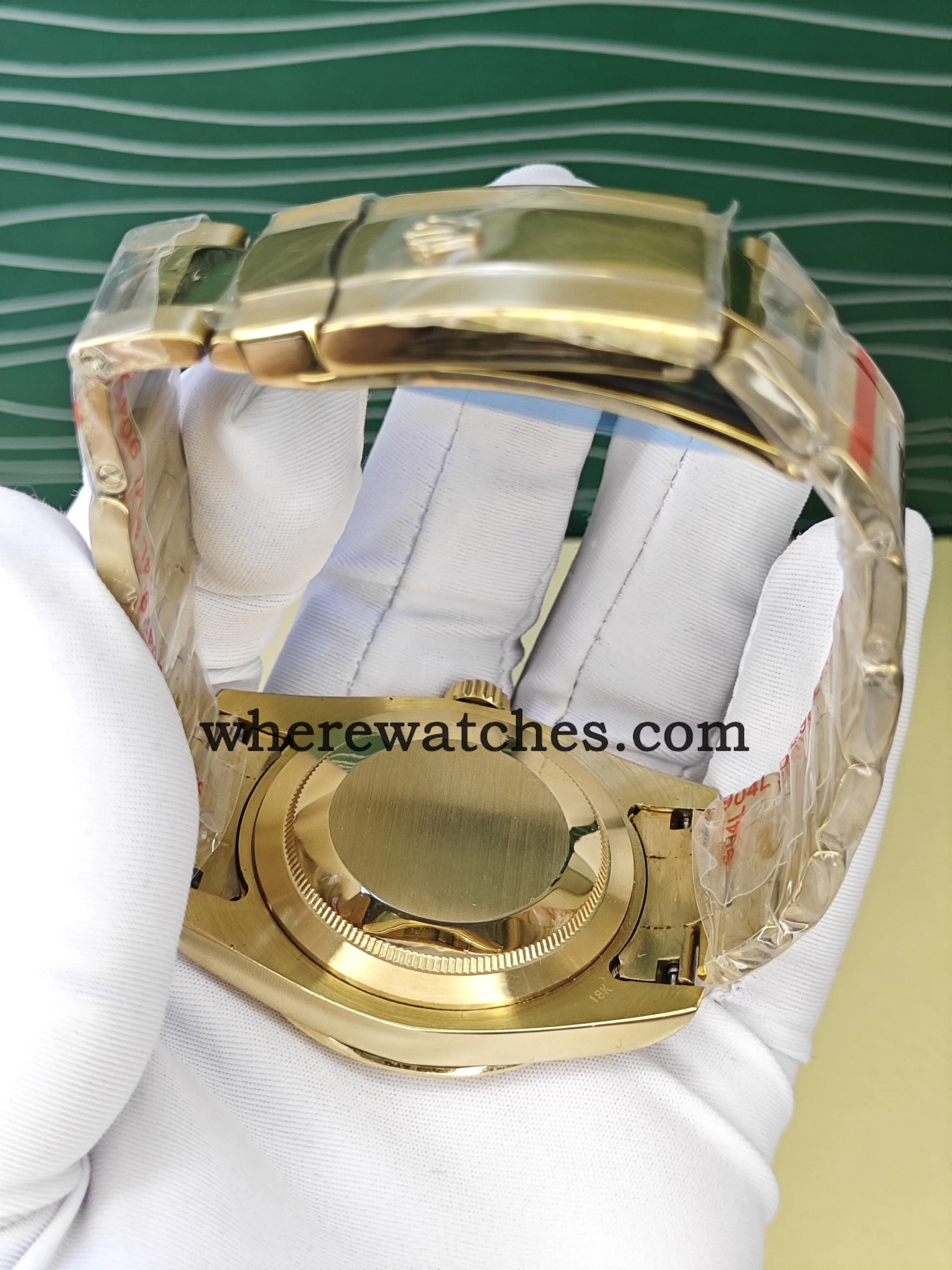 Replica Watches Rolex Sky-Dweller 326938 42mm Cadran Noir – Montre Automatique Suisse Plaqué Or 18K – Image 7