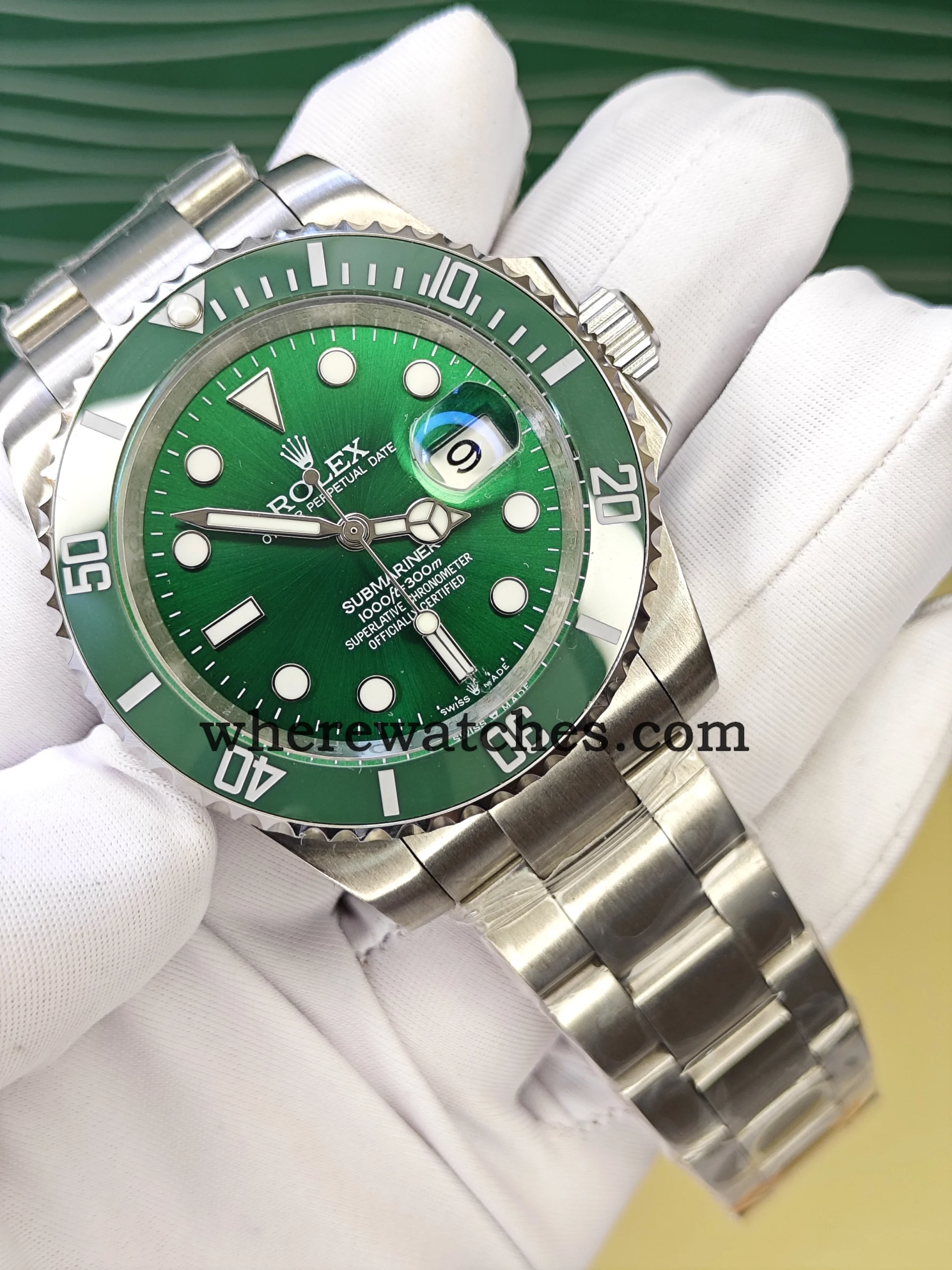 Rolex Submariner 116610LV – Cadran Vert – Acier 316L – Mouvement Automatique – Image 2