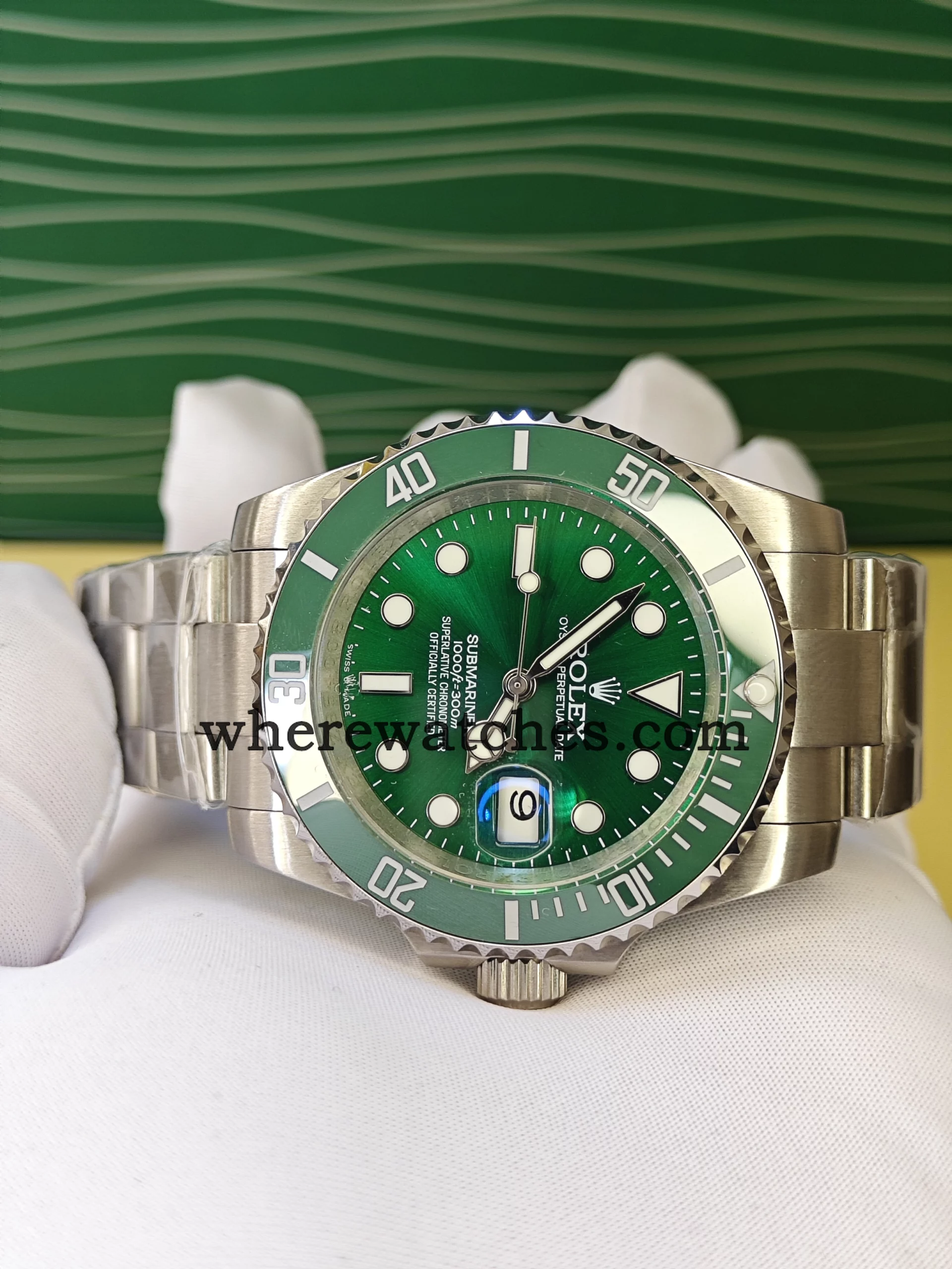 Rolex Submariner 116610LV – Cadran Vert – Acier 316L – Mouvement Automatique – Image 4