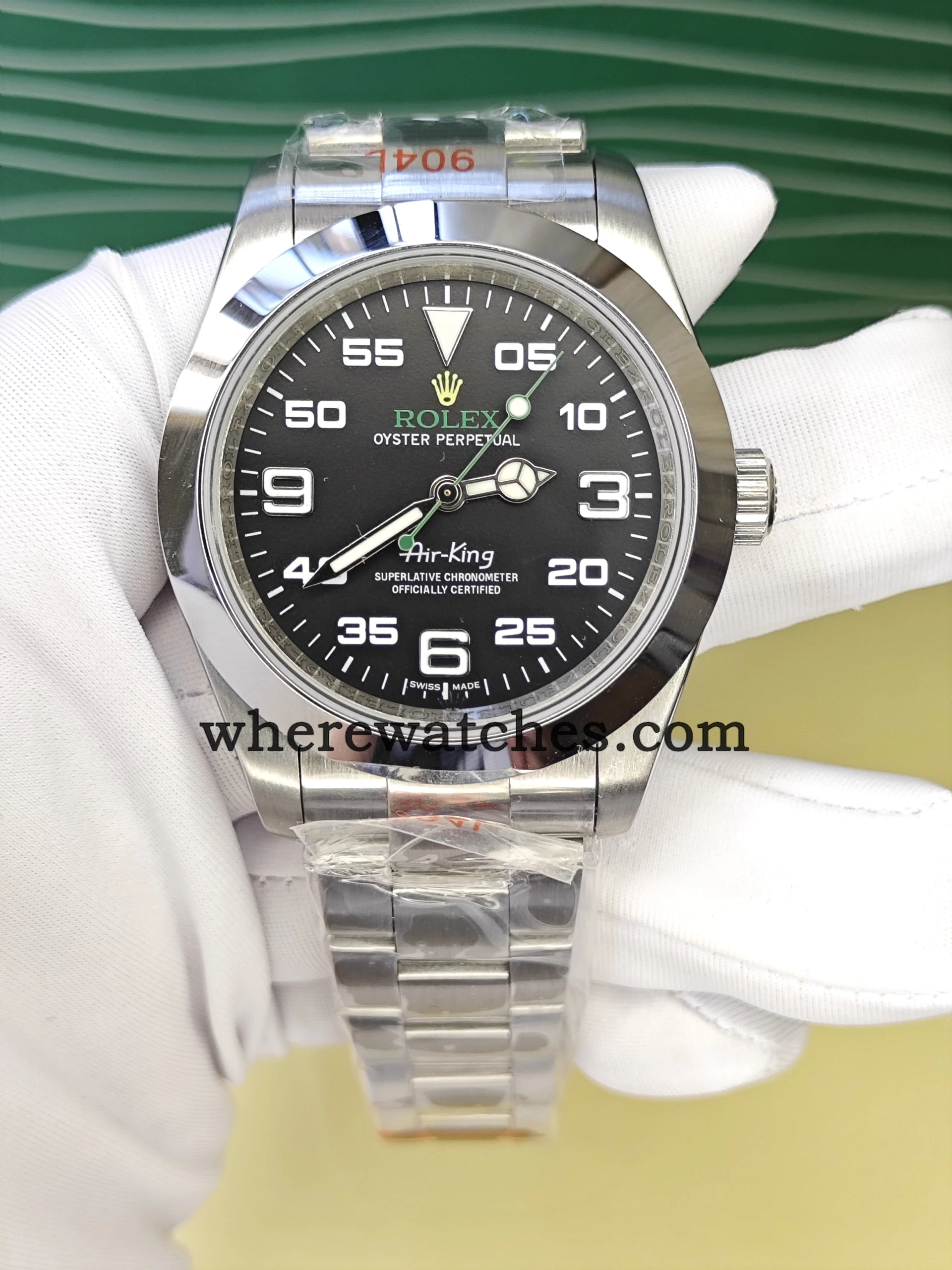 Montre Air-King 40 mm Style Aviation – Replica Watches Automatique en Acier 904L