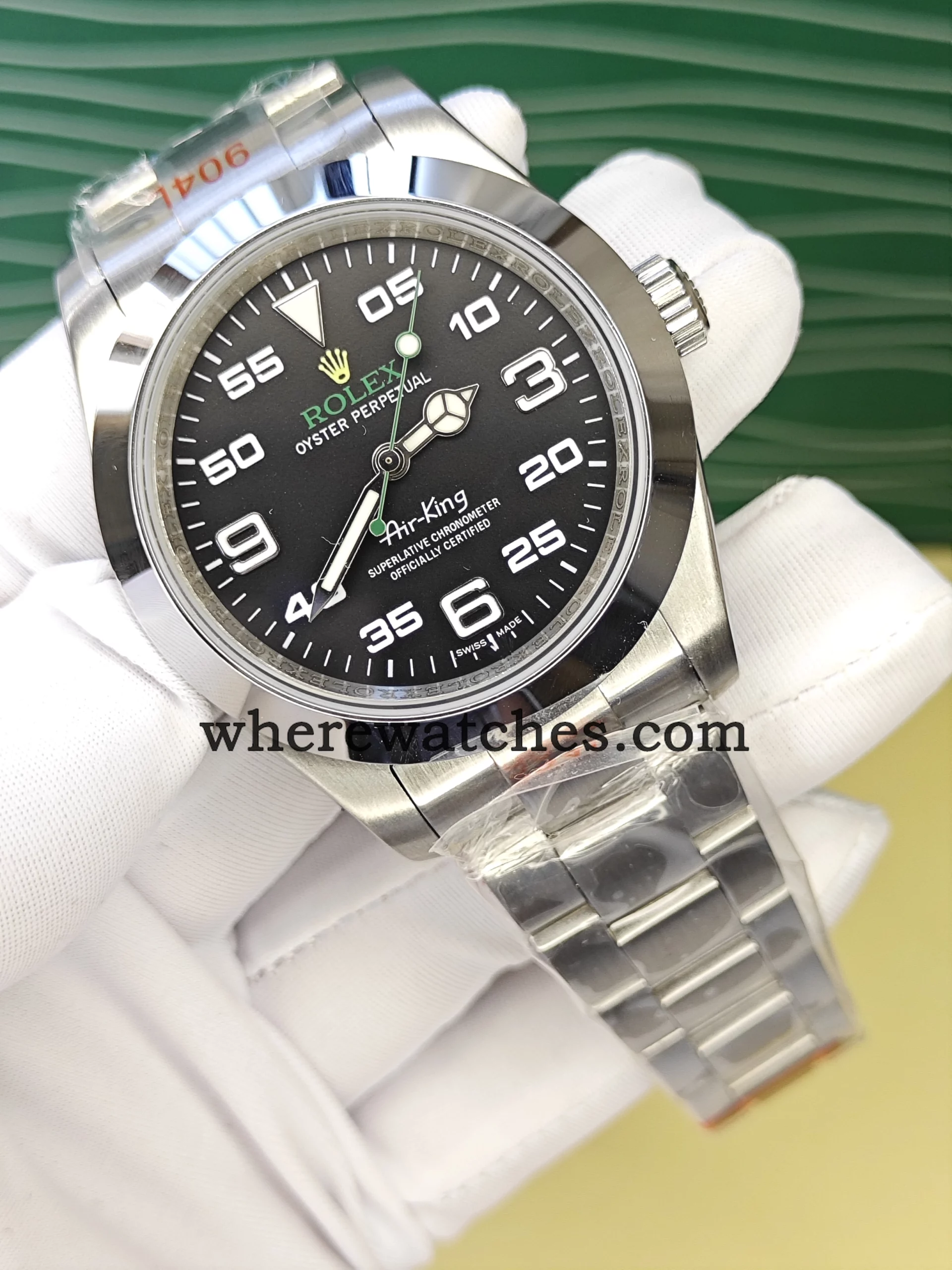 Montre Air-King 40 mm Style Aviation – Replica Watches Automatique en Acier 904L – Image 2