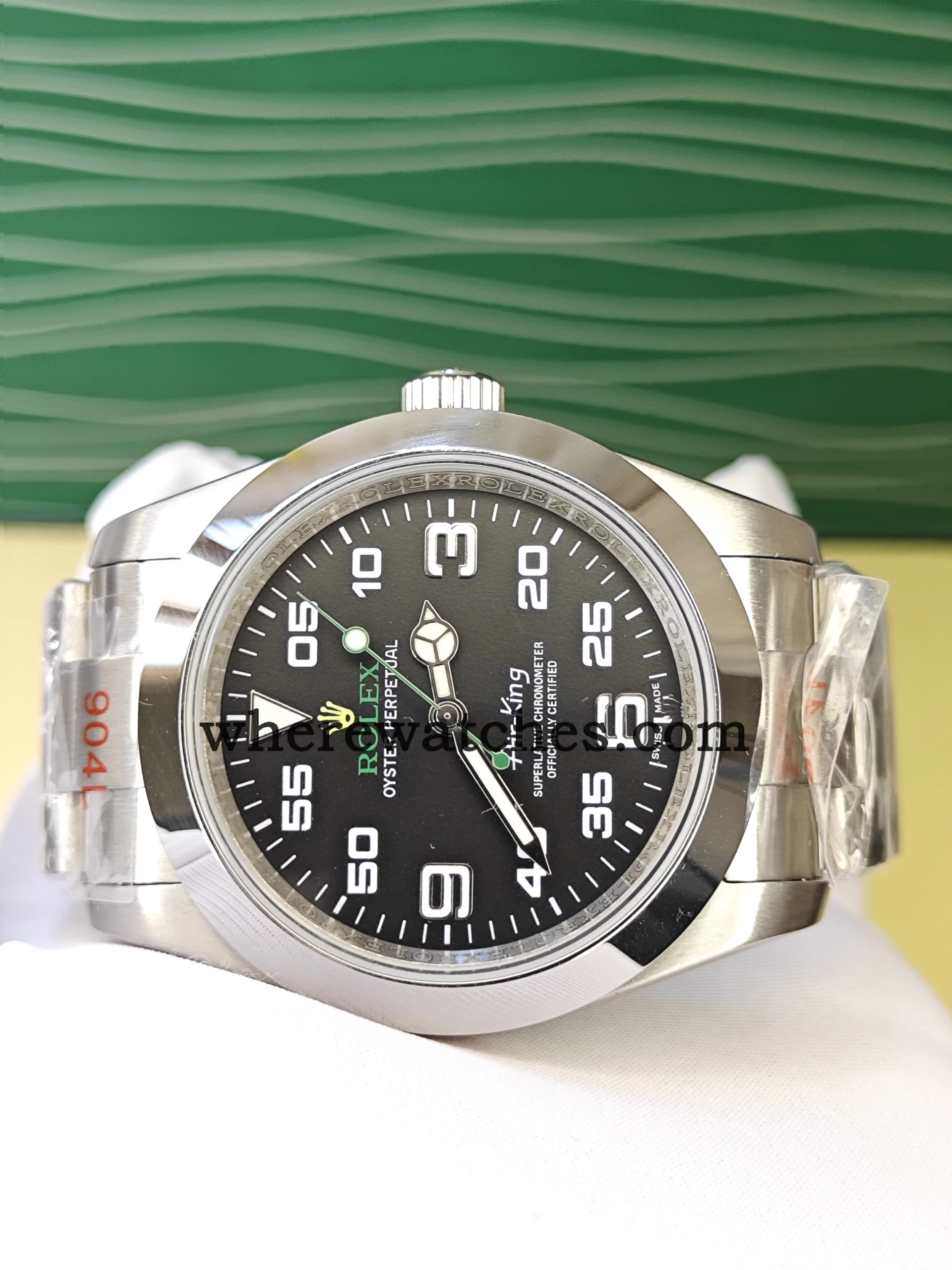 Montre Air-King 40 mm Style Aviation – Replica Watches Automatique en Acier 904L – Image 3