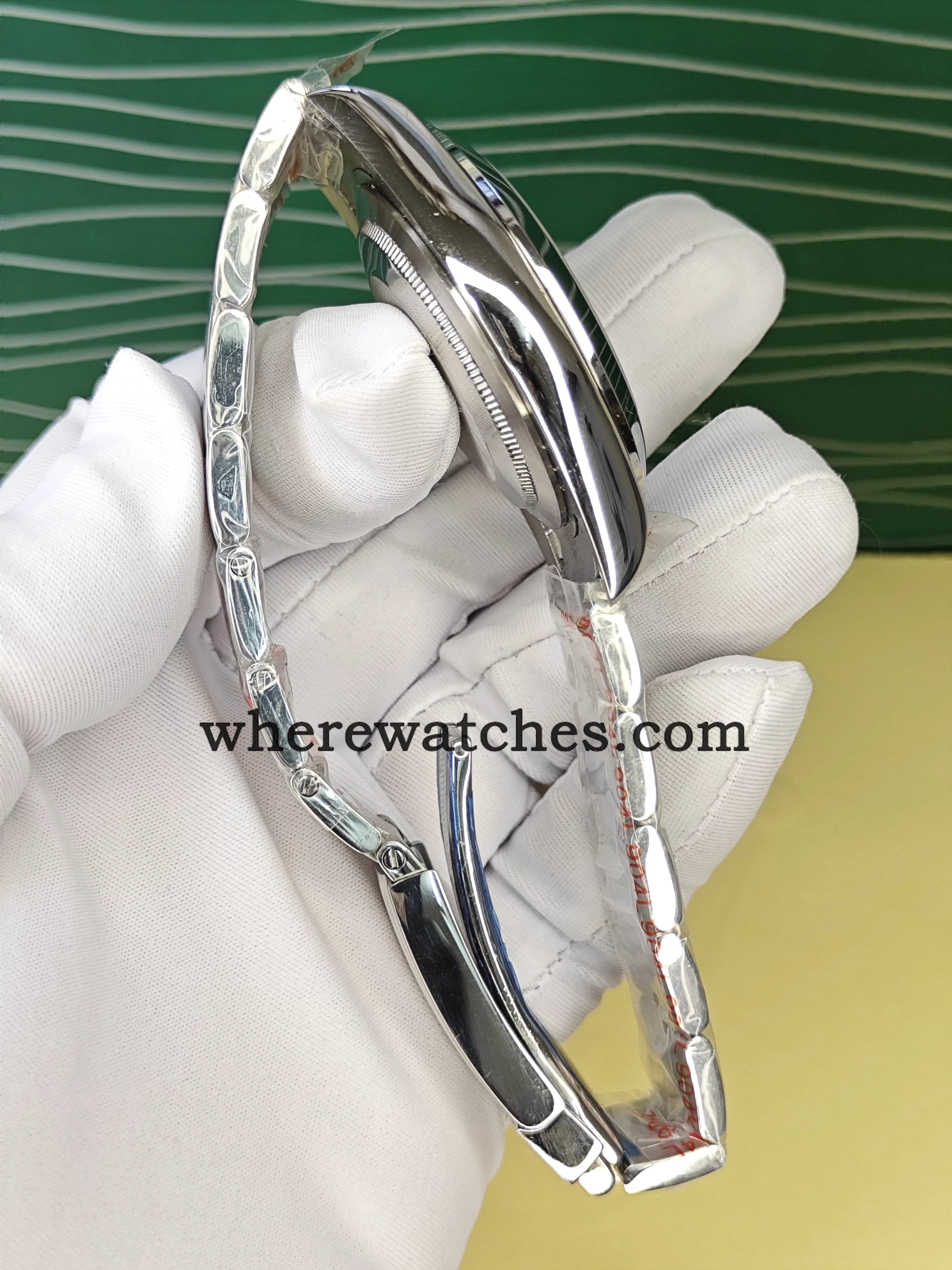 Replica Rolex Air-King 116900 40mm Cadran Blanc Bracelet Acier 904L – Swiss Automatic Replica Watches – Image 6