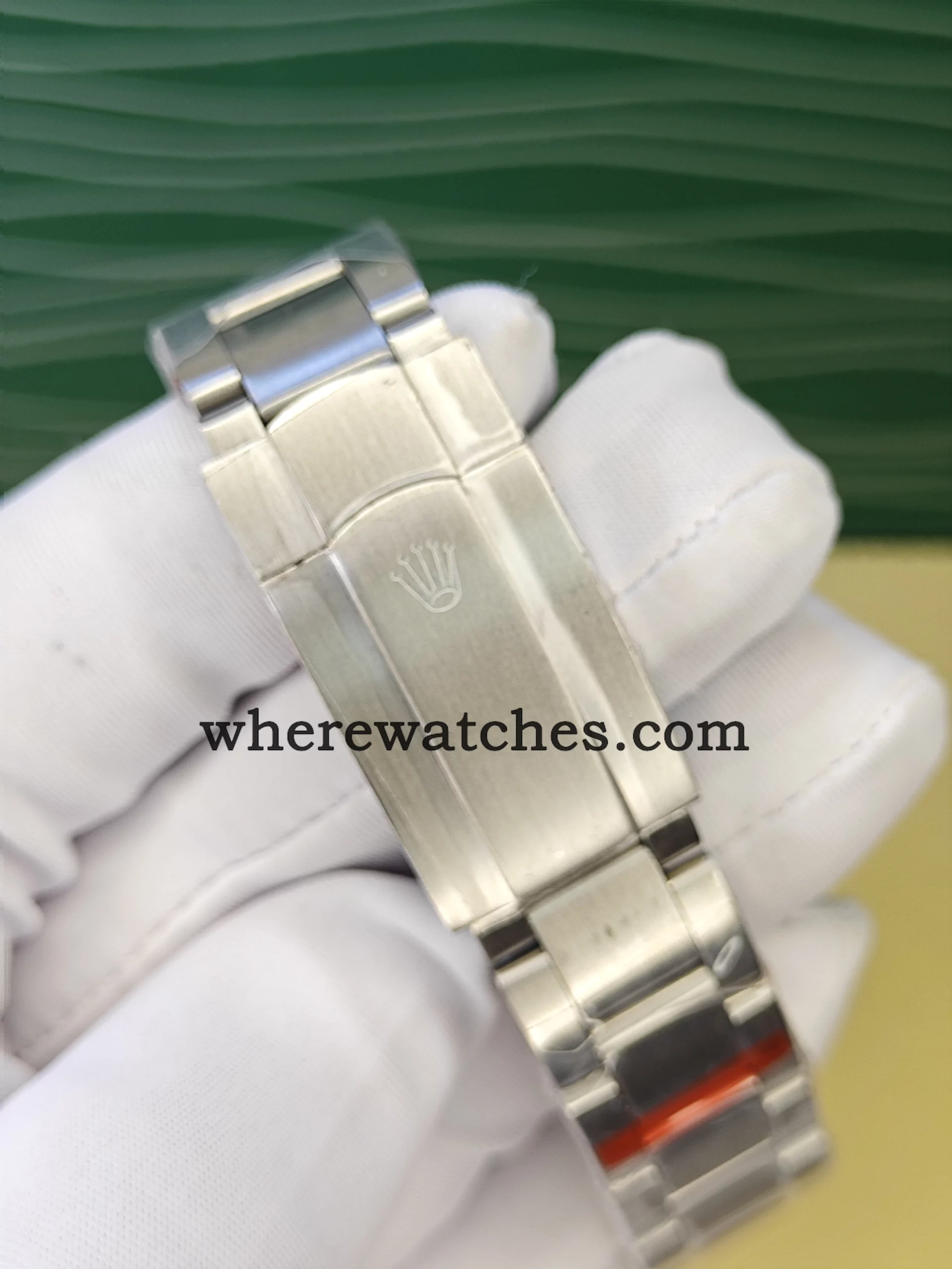Replica Rolex Air-King 116900 40mm Cadran Blanc Bracelet Acier 904L – Swiss Automatic Replica Watches – Image 8
