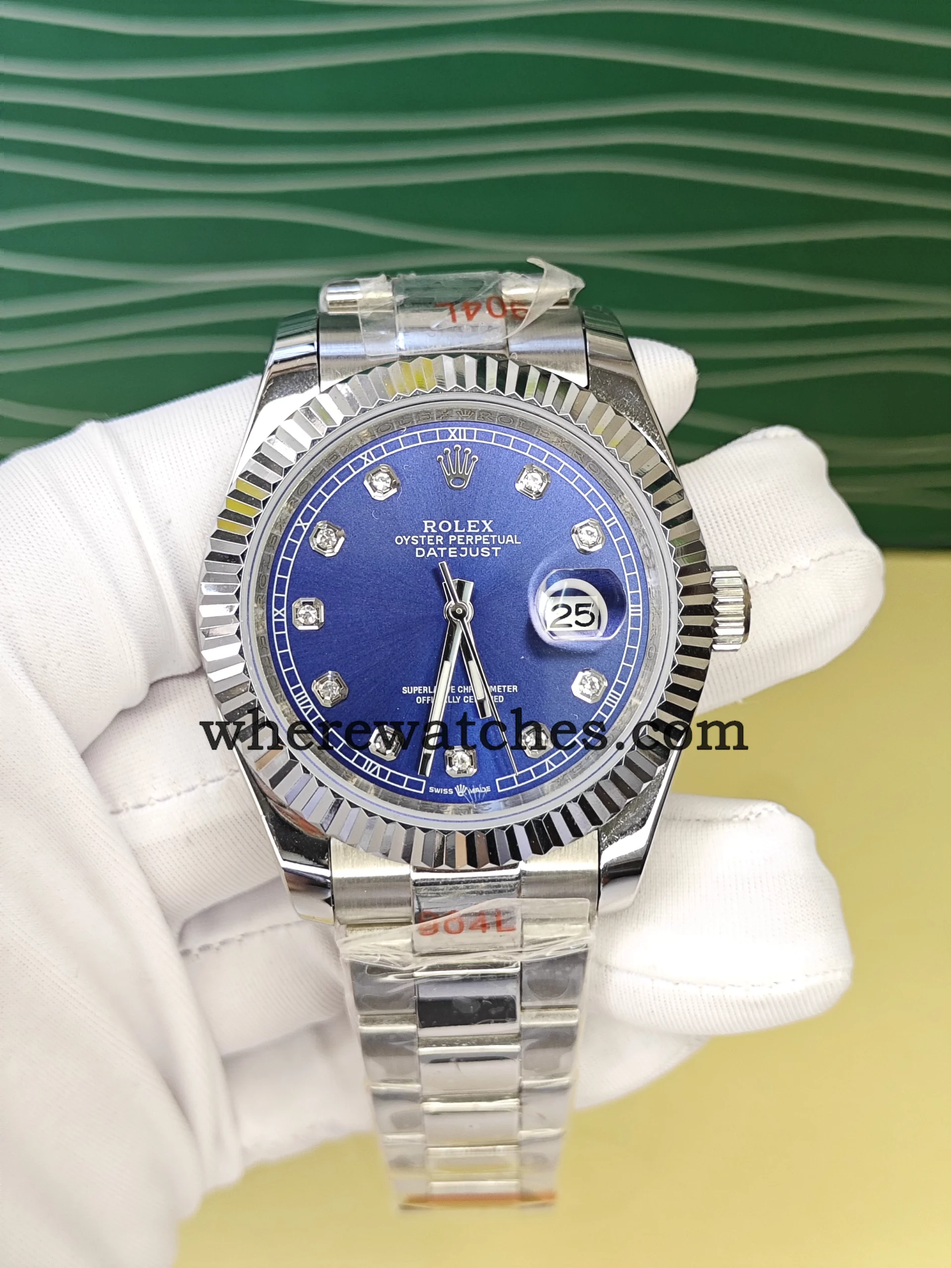 Replica Watches Rolex Datejust 126334 41mm Cadran Bleu – Montre Automatique Suisse en Acier 904L avec Verre Saphir