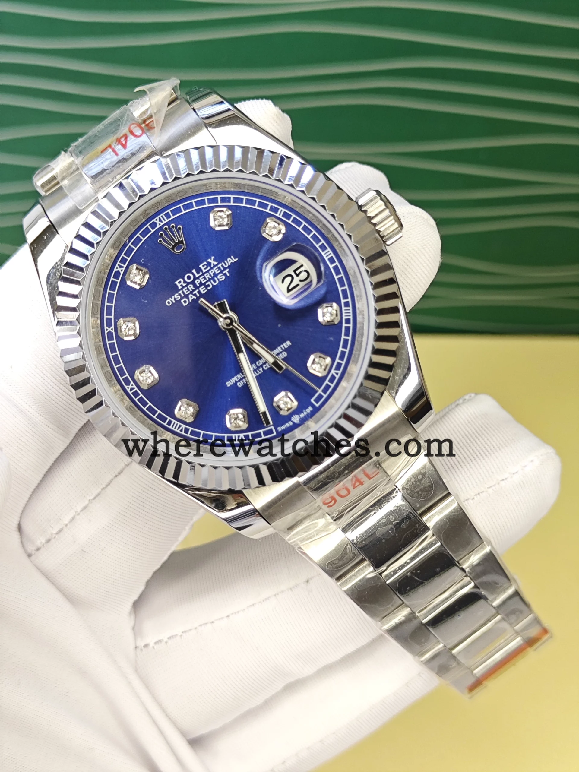 Replica Watches Rolex Datejust 126334 41mm Cadran Bleu – Montre Automatique Suisse en Acier 904L avec Verre Saphir – Image 2
