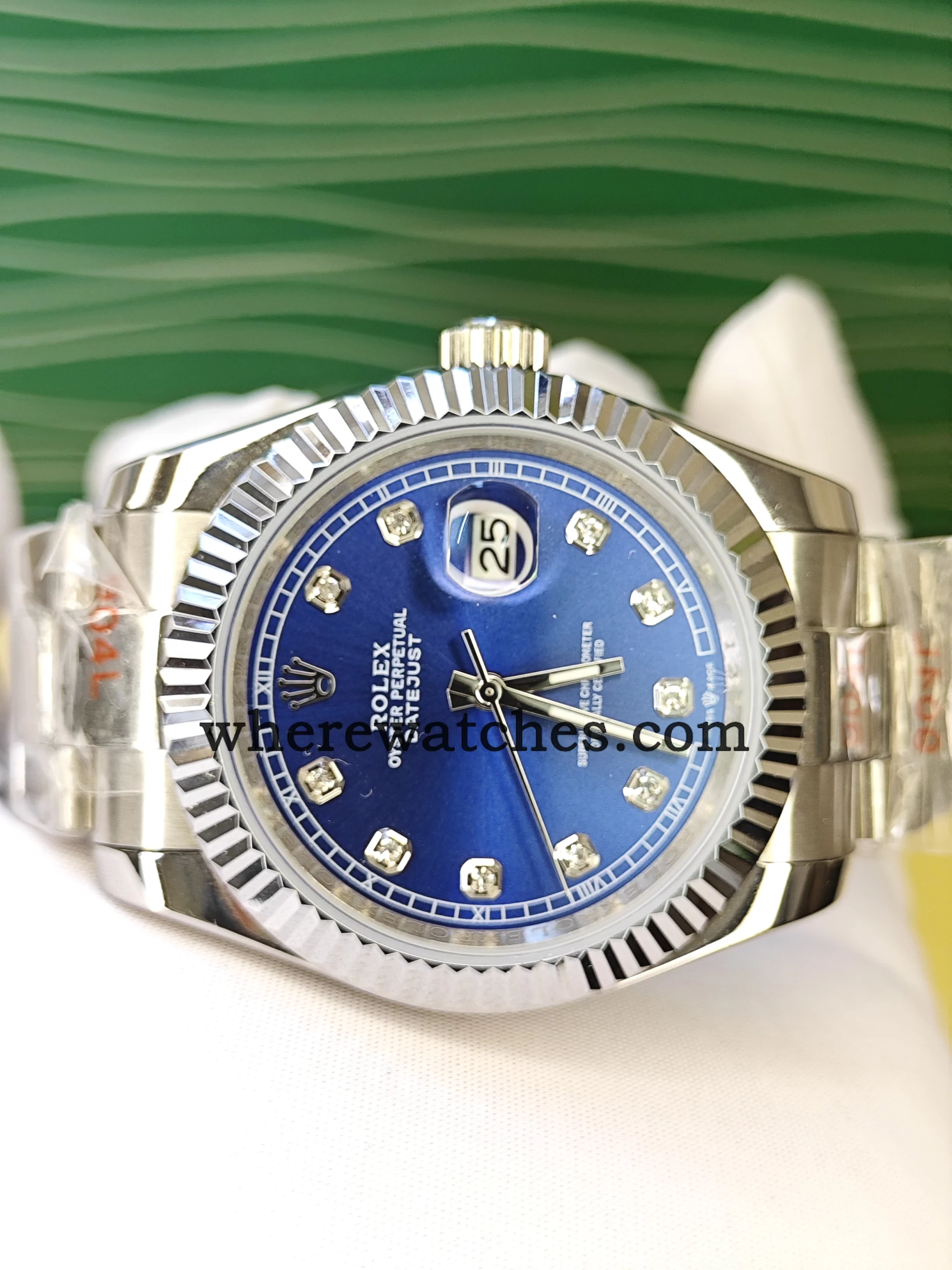 Replica Watches Rolex Datejust 126334 41mm Cadran Bleu – Montre Automatique Suisse en Acier 904L avec Verre Saphir – Image 3