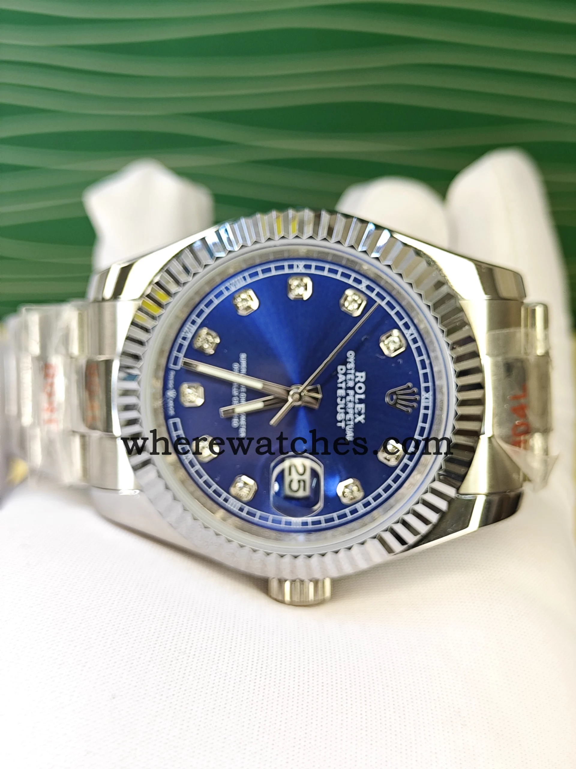 Replica Watches Rolex Datejust 126334 41mm Cadran Bleu – Montre Automatique Suisse en Acier 904L avec Verre Saphir – Image 4