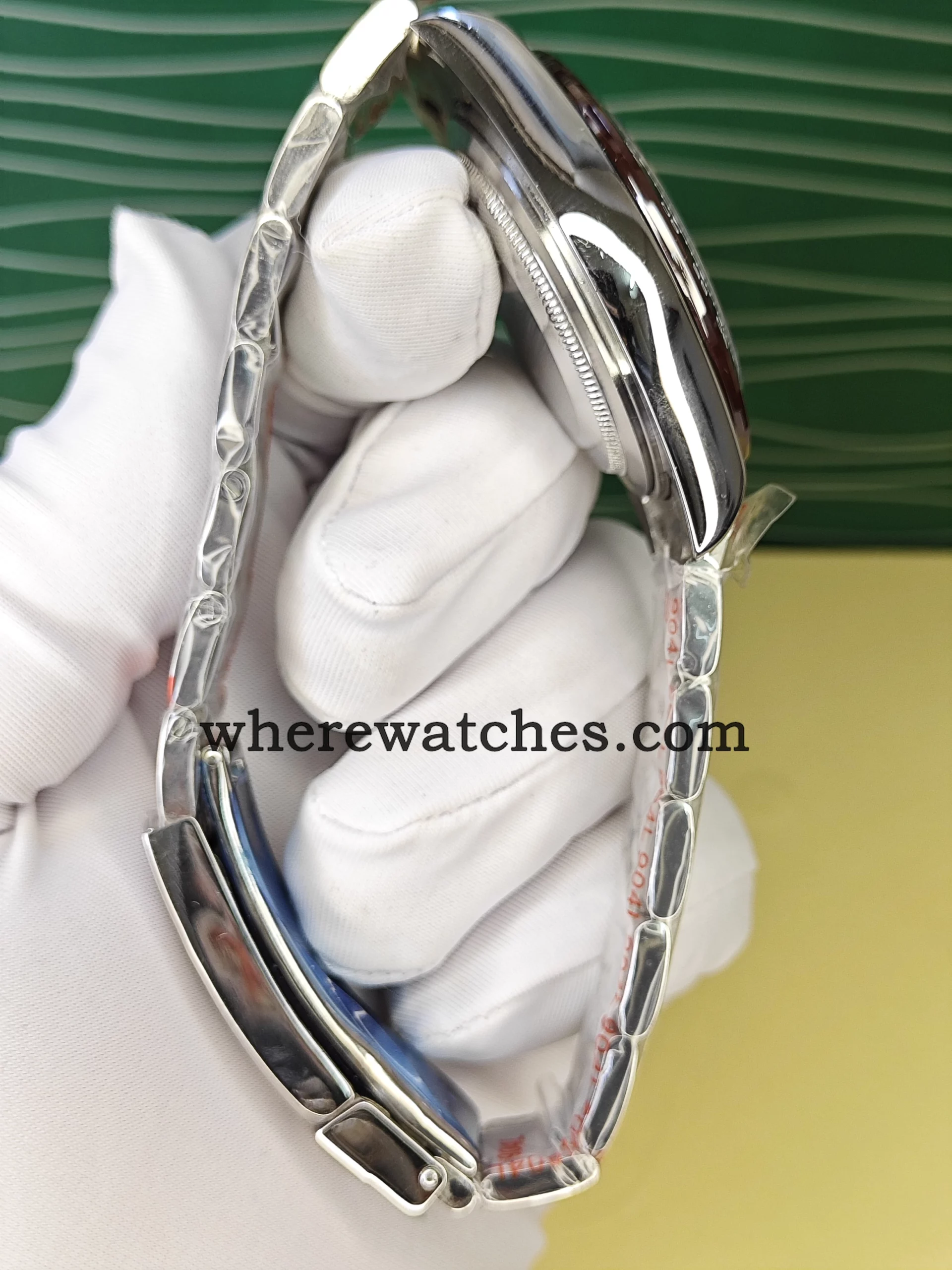 Replica Watches Rolex Daytona 116506 – Cadran Bleu Glacier, Lunette Céramique Marron, Acier 904L – Image 6