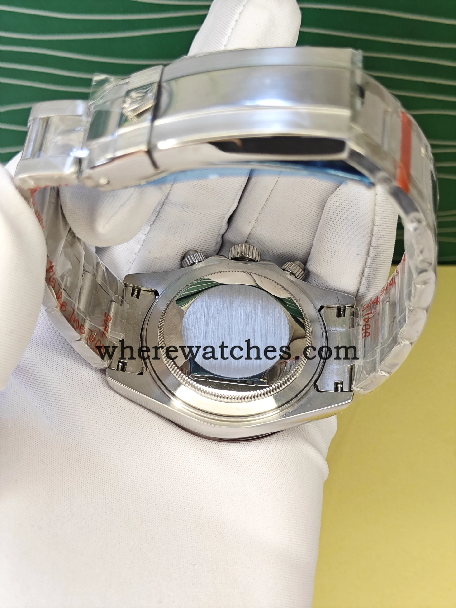 Replica Watches Rolex Daytona 116506 – Cadran Bleu Glacier, Lunette Céramique Marron, Acier 904L – Image 7