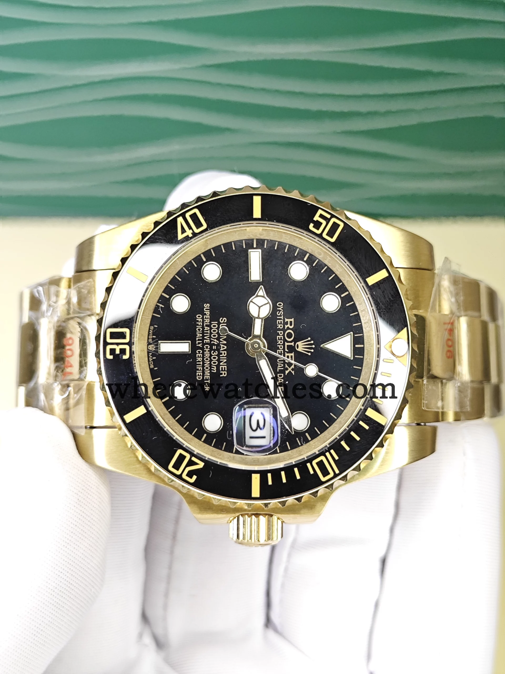 Replica Watches Rolex Submariner Style 126618LN Or 18K – Automatique Suisse, Lunette Céramique Noire 41 mm – Image 4