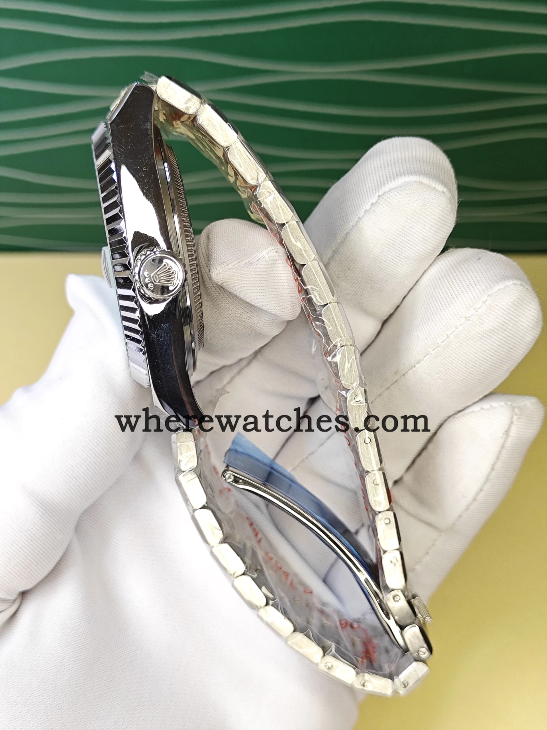 Rolex Oyster Perpetual 127336 Replica Bleu Glacier 40mm – Montre Automatique Suisse en Acier 904L Style Luxe – Image 5