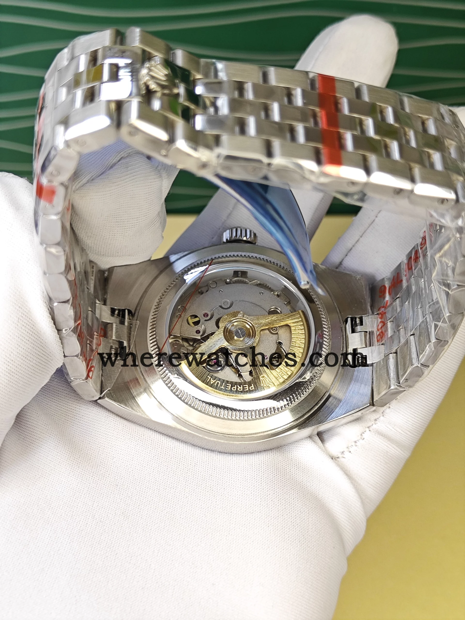 Rolex Oyster Perpetual 127336 Replica Bleu Glacier 40mm – Montre Automatique Suisse en Acier 904L Style Luxe – Image 7